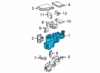 OEM 2022 Toyota Sienna Relay Box Diagram - 82741-08080