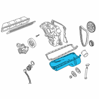 OEM Dodge Ram 3500 Van Pan-Engine Oil Diagram - 53020916