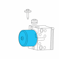 OEM 2010 Dodge Dakota Lock Brake Part Assembly All Wheel Abs Diagram - 52010404AU