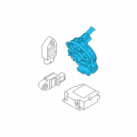 OEM 2014 Kia Forte Clock Spring Contact Assembly Diagram - 934903V320