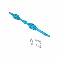 OEM Nissan Rogue Shaft Assy-Front Drive, LH Diagram - 39101-4BC0C