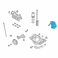 OEM 2017 Lincoln MKZ Oil Cooler Diagram - FT4Z-6A642-A