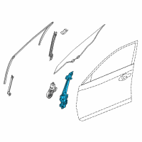 OEM Nissan Altima Regulator Assembly - Door Window, RH Diagram - 80720-3TA2A