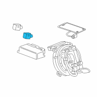 OEM Cadillac Side Sensor Diagram - 13518264