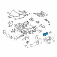 OEM 2017 Lexus IS300 Computer & Switch Assembly Diagram - 84070-53011