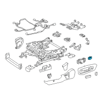 OEM 2015 Lexus ES300h Switch Assy, Power Seat Diagram - 84920-33080-A0