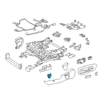 OEM 2015 Lexus ES350 Switch, Seat Cushion Diagram - 84928-33020-A0