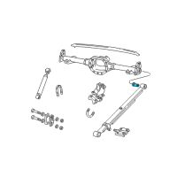 OEM Bushing, Rear Spring Diagram - 15963452