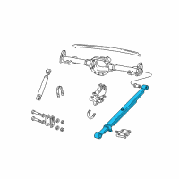 OEM 1999 GMC Sonoma Rear Spring Assembly Diagram - 15153863