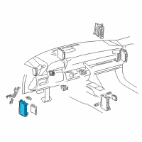 OEM Lexus LC500h Block Assembly, Driver Side Diagram - 82730-5A570