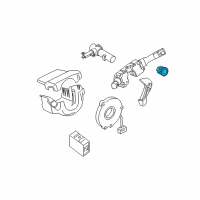 OEM 2007 Nissan Altima Switch Assembly Ignition Diagram - 25150-JA00A