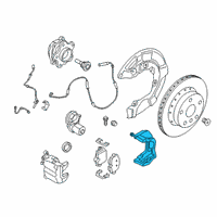 OEM 2022 BMW 330i xDrive CALLIPER CARRIER RIGHT Diagram - 34-20-6-894-086