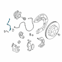 OEM BMW 330i PULSE GENERATOR, DSC REAR Diagram - 34-52-6-862-806