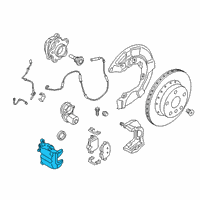 OEM 2022 BMW 330i xDrive CALIPER HOUSING LEFT Diagram - 34-20-8-836-841