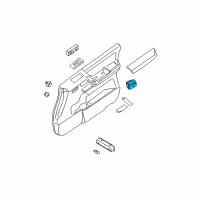 OEM 2008 Nissan Versa Switch Mirror Control Diagram - 25570-CL00A