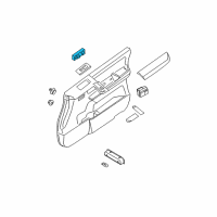 OEM 2007 Nissan Titan Switch Assy-Power Window Main Diagram - 25401-ZT10A