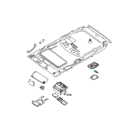 OEM 1999 Nissan Altima Bulb Diagram - 26282-89906