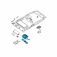 OEM Nissan Frontier Lamp Assembly Map Diagram - 26430-9CJ0C