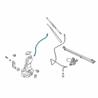 OEM Ford F-150 Reservoir Hose Diagram - JL3Z-17A605-A