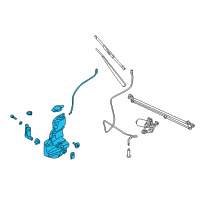 OEM 2021 Ford F-150 RESERVOIR - WINDSHIELD WASHER Diagram - ML3Z-17618-C