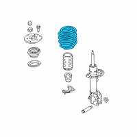 OEM Lincoln Nautilus Coil Spring Diagram - F2GZ-5310-L