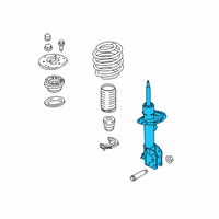 OEM 2019 Lincoln Nautilus Strut Diagram - K2GZ-18124-A