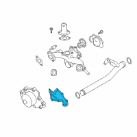 OEM 2003 Kia Optima Gasket-Water Pump Diagram - 2512437110