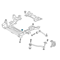 OEM BMW 740i Self-Locking Collar Nut Diagram - 33-30-6-760-349