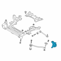 OEM 2015 BMW X3 Steering Knuckle, Left Diagram - 31-21-6-857-413