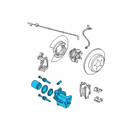 OEM 2006 Dodge Charger CALIPER-Disc Brake Diagram - 5142562AB