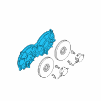 OEM 2010 Nissan Maxima SHROUD Assembly Diagram - 21483-9N00A