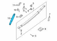 OEM 2022 Nissan Frontier ABSORBER KIT-SHOCK, REAR RH Diagram - E6200-9BU3B