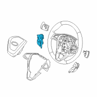 OEM 2020 Ford SSV Plug-In Hybrid Cruise Switch Diagram - DG9Z-9C888-AD