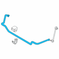 OEM BMW Z4 Stabilizer, Front Diagram - 31-30-7-837-885