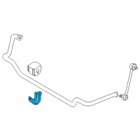 OEM 2004 BMW 325Ci Stabilizer Support Diagram - 31-35-1-094-552