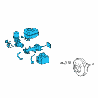 OEM Toyota Tacoma Master Cylinder Diagram - 47025-04052