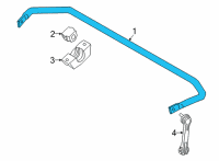 OEM BMW X6 STABILIZER, REAR AXLE Diagram - 33-50-6-870-710