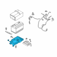 OEM 2019 Lincoln Continental Battery Tray Diagram - GD9Z-10732-A