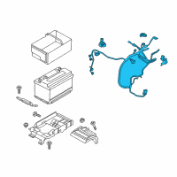 OEM 2017 Lincoln Continental Positive Cable Diagram - GD9Z-14300-B