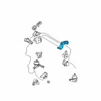 OEM 2007 Toyota Highlander Rear Bracket Diagram - 12321-28031