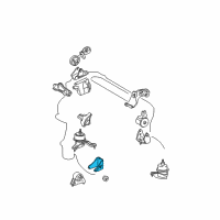 OEM 2003 Toyota Highlander Front Bracket Diagram - 12311-28020