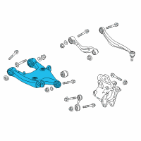 OEM 2014 BMW 550i GT xDrive Left Swing Part Diagram - 33-32-6-780-069