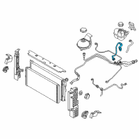 OEM 2019 BMW i8 Hose, Expansion Tank-Return Pipe Diagram - 17-12-7-640-842