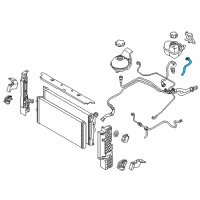 OEM 2017 BMW i8 Expansion Tank Hose Diagram - 17-12-8-605-552