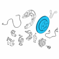 OEM 2019 BMW M760i xDrive Brake Disc, Lightweight, Ventilated Diagram - 34-21-6-860-927