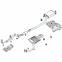 OEM Hyundai Santa Fe Hanger Diagram - 28780-S1100