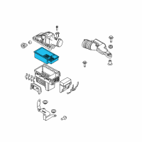 OEM 2011 Ford F-250 Super Duty Filter Element Diagram - BC3Z-9601-A