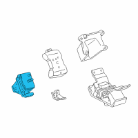 OEM Toyota Tacoma Front Mount Diagram - 12361-62090