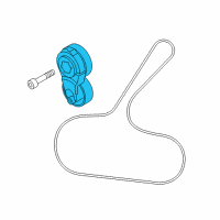 OEM 2019 Nissan Sentra Tensioner Assy-Auto Diagram - 11955-BV80A