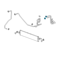 OEM GMC Acadia Outlet Hose Diagram - 23100574